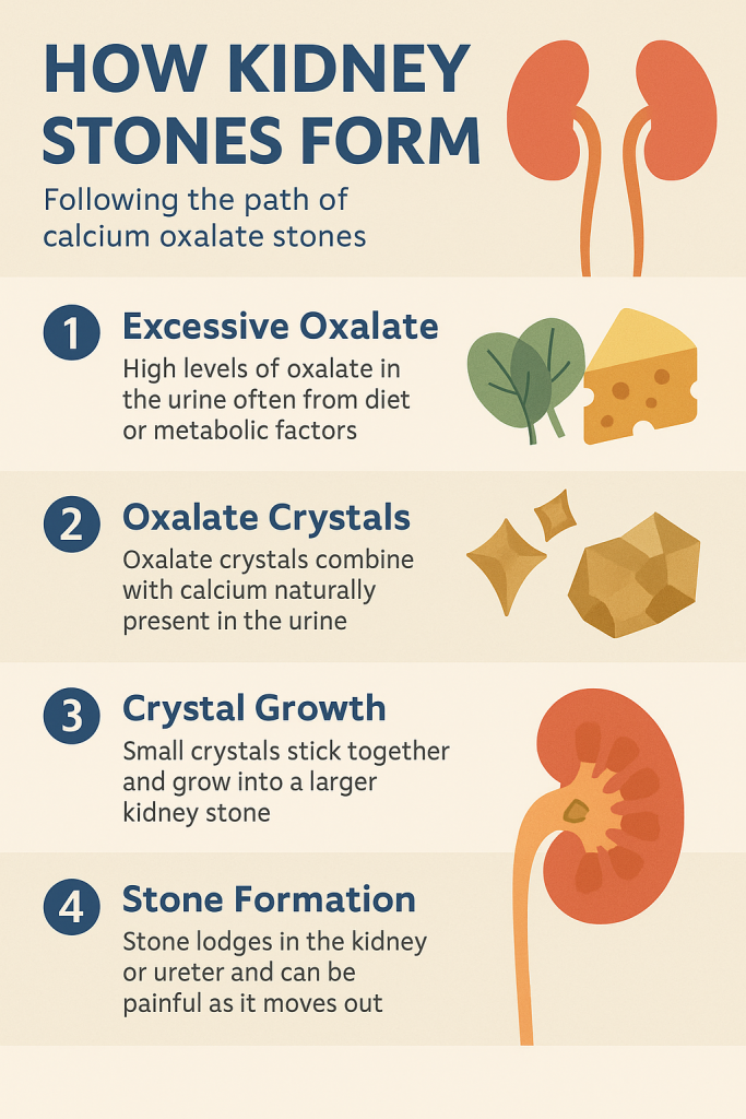 How Kidney Stones Form: Step-by-Step Breakdown