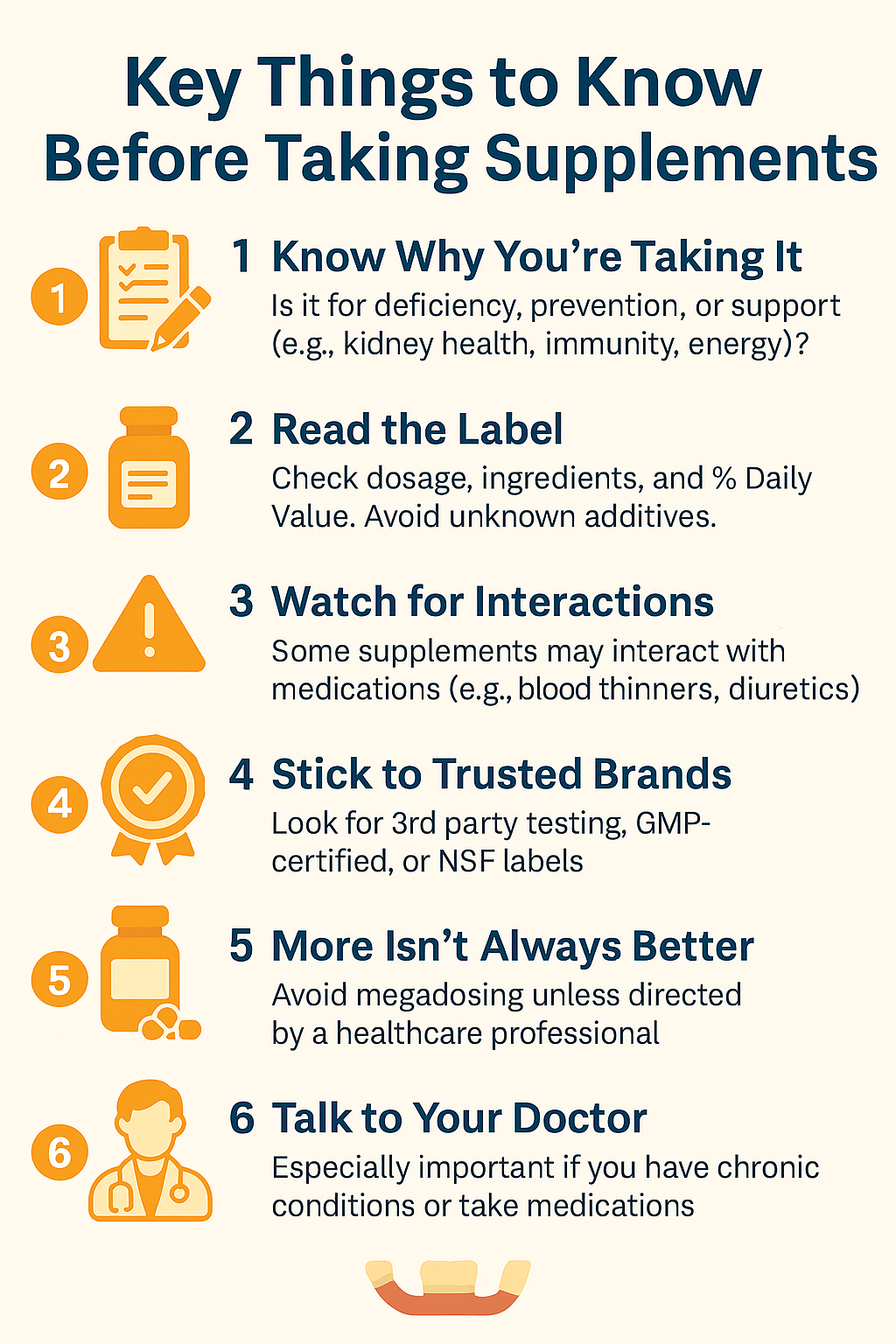 Key Things to Know Before Taking Supplements