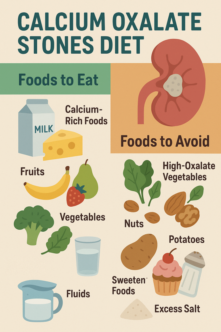 Calcium Oxalate Stones Diet: Foods to Eat & Avoid - kidneycop