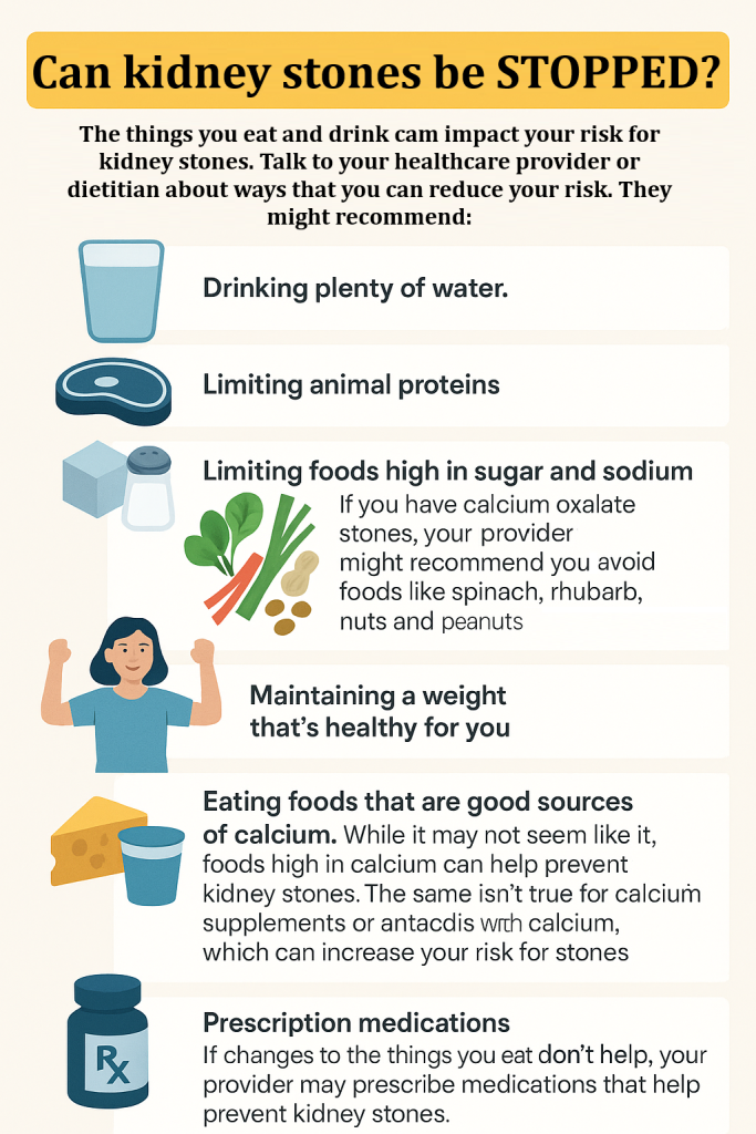 Can Kidney Stones Be Stopped?