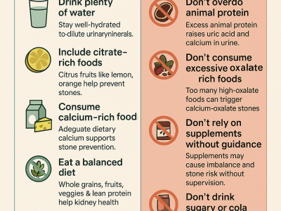 Dietary Do’s & Don’ts for Kidney Stone Prevention