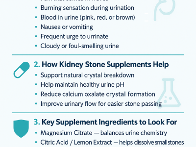 Kidney Stone Symptoms & Supplement Support