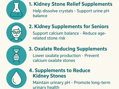 The Right Supplements for Kidney Stone Relief & Prevention