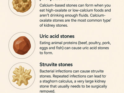 Types of kidney stones